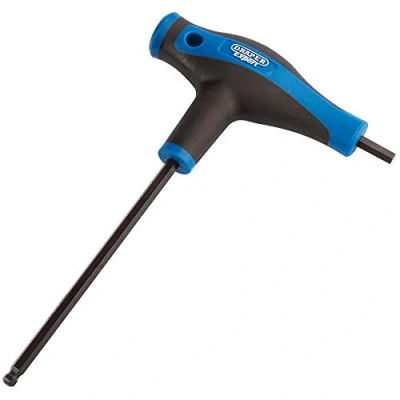 Image of Draper Soft Grip &#039;T&#039; Handle Hexagon and Ball End Key, 6.0mm