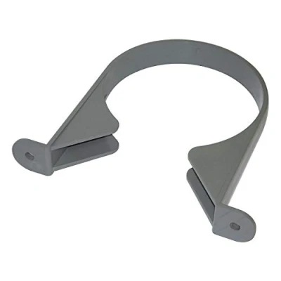 Image of Pack of 2 x FloPlast SP82G 110mm Grey Pipe Clips