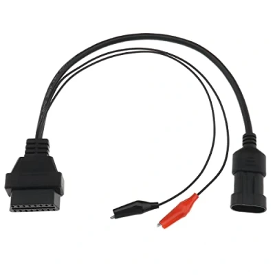 Image of YINETTECH 3 Pin to 16 OBDII OBD2 Diagnostic Adapter Cable for Connecting OBD II 16pin Tool Vehicle Engine System Tools Parts