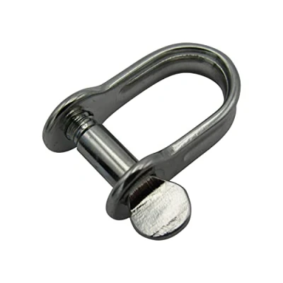 Image of Stainless Steel Strip Dee Shackle 4MM (D Flat Rigging Marine Rope)