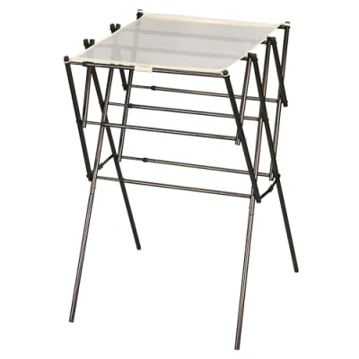 Image of Household Essentials 5175 Collapsible Expandable Metal Clothes Drying Rack, Antique Bronze, STORAGE