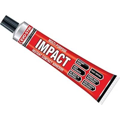 Image of 2 X Impact Instant Contact Adhesive High Strength Glue Small Tubes