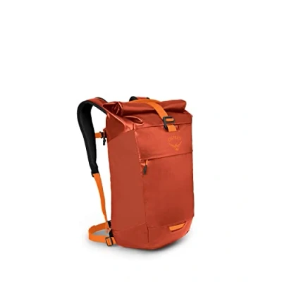 Image of Osprey Europe Transporter Roll Top Unisex Lifestyle Backpack Orange Dawn O/S, One Size