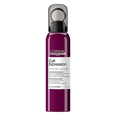 Image of L&#039;Oréal Professionnel Drying Accelerator, With Heat Protection, For Curly &amp; Coily Hair, Ultra Fine Mist, Serie Expert Curl Expression, 150 ml