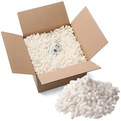 Image of 3 CUBIC FEET Biodegradable Packing Peanuts Protective Postal Mailing Packaging Void Loose Fill Shock Impact Filler Filling