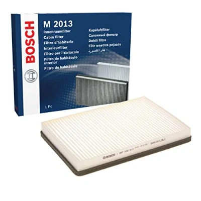 Image of 357091700, 3A0819638, 3A0819644 Pollen Filter BOSCH 1 987 432 013 Particulate 255mm 181mm 31mm VOLKSWAGEN: Passat B3/B4 Saloon
