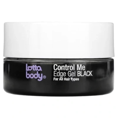 Image of Lotta Body Coconut &amp; Shea Oils Control Me Edge Gel Black 63.7g
