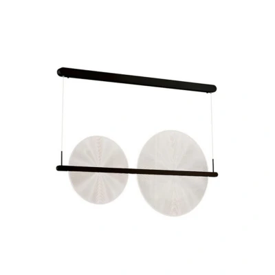 Image of Veria LED Ceiling Pendant Light 70W 3000K Iron, Aluminum Sandy Black