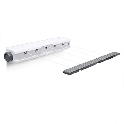 Image of Relaxdays Wall Mounted Clothes Dryer 20,8 m Automatic Roll Up Airer