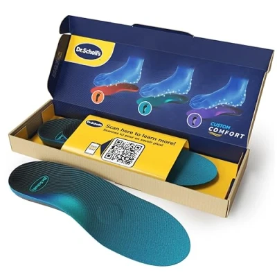 Image of Dr. Scholl&#039;s Plantar Fasciitis Insoles, Insoles for Men, Women, Arch Support Orthotic Shoe Flat Feet, Inserts, Metatarsalgia Custom Fit 680