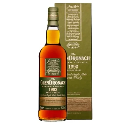 Image of GlenDronach 25 Year Old Vintage Whisky, 70 cl