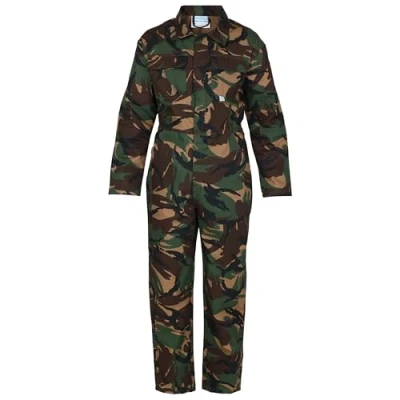 Image of Blue Castle 333/CM 24 Inch Tearaway Junior Coverall Boilersuit Camouflage, 3 4 Age