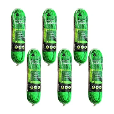Image of KARRMA 2M x 10M Garden Netting to Protect Seedlings Pack of 6, Vegetables, Berry Plants Soft Fruit and More Pond for Better Protection from Animals Birds &amp; Pests Green Crops Fine Mesh