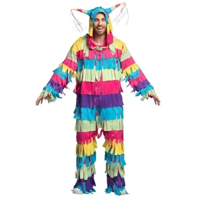 Image of Boland Costume Coloured Pinata for Adults, Fancy Dress Carnival, Theme Party and JGA, Costumes Men