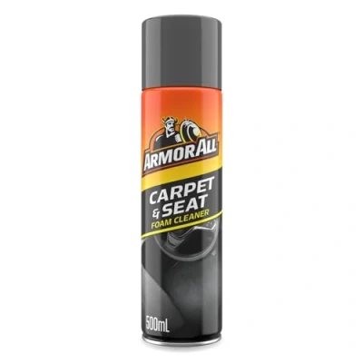 Image of Armor All, Carpet &amp; Seat Foam Cleaner, Cleans and Removes Tough Dirt, Suitable for All Auto Fabrics, Vinyl, Rubber Plastic, Not Leather, Ideal Car Detailing, Made in the UK