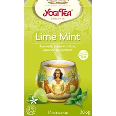 Image of Yogi Tea Lime Mint Bags, 30.6g