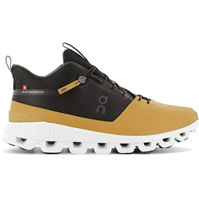 Image of On Men&#039;s Cloud Hi 1 Sneaker, Umbra Caramel, 12.5 UK