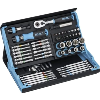 Image of HAZET Smartcase Set di bit 2200SC 32, 59 pezzi, azionamento: esagono 6,3 (1/4 pollice), Numero particolarmente elevato utensili nello spazio più Piccolo per UNA visione d&#039;insieme ottimale