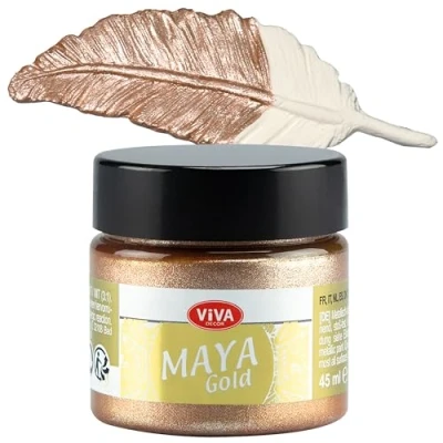 Image of VIVA DECOR 3PL Maya 45ML Rose Gold, 45 ml (Pack of 1)