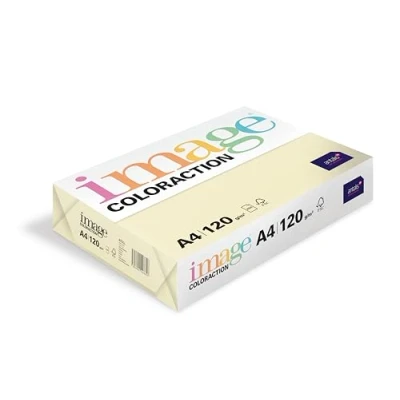 Image of 120 GSM A4 Coloraction Tinted Printer Copier Paper X 250 Sheets Pale Ivory 2 Reams of