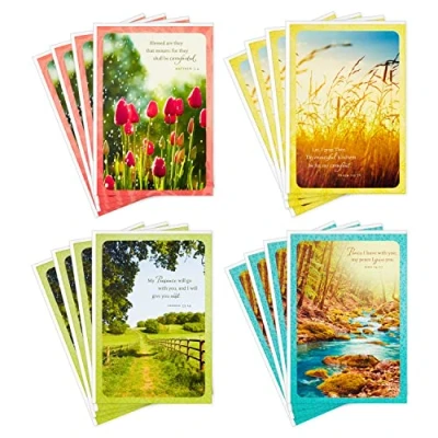 Image of Dayspring Assorted Religious Sympathy Cards (Christian Prayers, 16 and Envelopes)