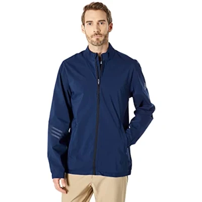 Image of adidas Golf Men&#039;s Provisional Rain Jacket, Collegiate Navy, XS