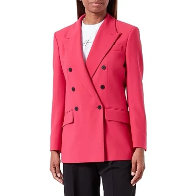 Image of HUGO Women&#039;s Amalisa Jacket, Medium Pink663, 8