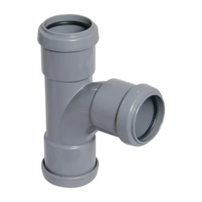 Image of FLOPLAST 32mm Grey Pushfit Waste Pipe Tee