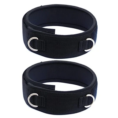 Image of HemeraPhit Leg Thigh Latex Resistance Band Gym Yoga Exercise Strong Tube Ankle Straps Pilates Workout Fitness Equipment (2 Straps)