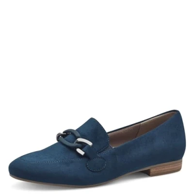 Image of Jana Women&#039;s 8 24263 42 Loafer, Navy, 5.5 UK