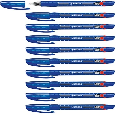 Image of Ballpoint Pen STABILO Exam Grade Pack of 10 Blue