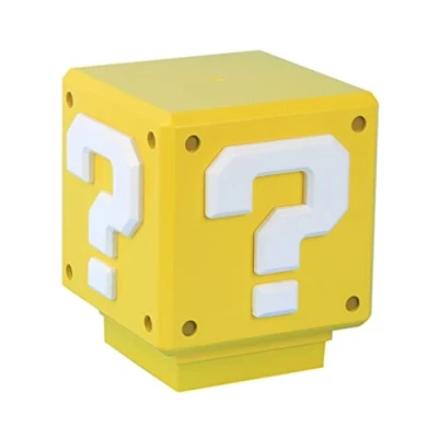 Image of Paladone Mini Question Block Light, Super Mario Bros. Officially Licensed Nintendo Merchandise