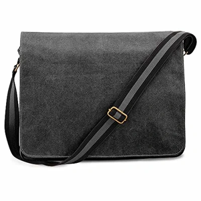 Image of Quadra Vintage canvas dispatch bag black