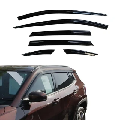 Image of AUTO CLOVER Wind Deflectors Set for Jeep Compass 2017+ (6 pieces)