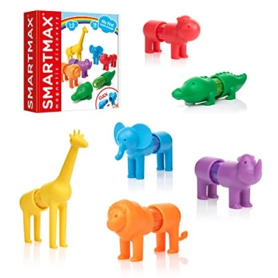 Image of SMARTMAX My First Safari Animals, Magnetic Discovery Play Set, 18 pieces, 1 5 Years