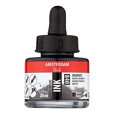Image of Amsterdam Acrylic Ink 30ml (840 Graphite)