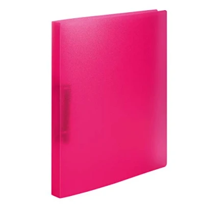 Image of HERMA Ring Binder Translucent in Pink, A4, 25 mm Spine, Slim 2 Made of Plastic