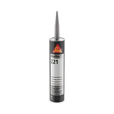Image of Sika flex 221 weather resistant adhesive sealant, 300 ml, grey