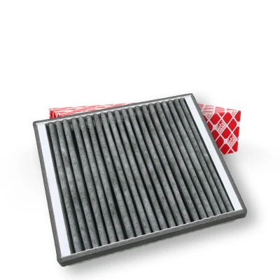 Image of 1638350047, 1638350147, A1638350047, A1638350147 Pollen Filter FEBI BILSTEIN 21643 Activated Carbon 234mm 204mm 40mm MERCEDES BENZ: ML Class
