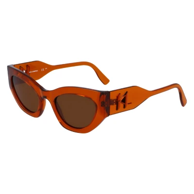 Image of Sunglasses Karl lagerfeld Kl6122s col. 216 Donna Cat eye Marrone
