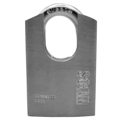 Image of Scan Stainless Steel Shrouded Padlock 50mm SCAPLS50