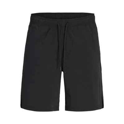 Image of JACK &amp; JONES Men&#039;s Jpstjaiden Jjhook Tech Shorts, Black, L