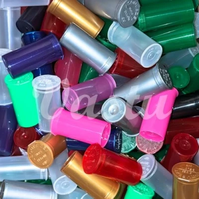 Image of Vastu 19DR 19 Dram Pop Top Containers Bottle Vials Holds 3.5 Gram (Squeeze Pot Tub, Poptops, Tops) (5)