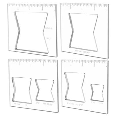Image of Butterfly Inlay Templates, Router and Decorative Templates for Woodworking, Jig Template (Butterfly)
