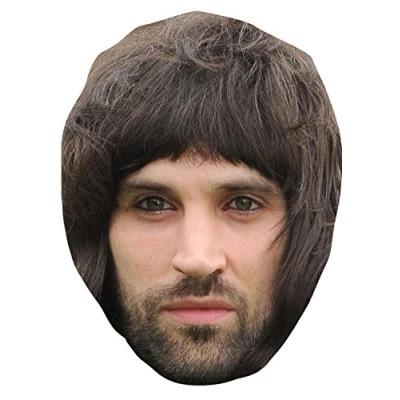 Image of FoxyPrinting SERGIO SERGE PIZZORNO JB Music Star Fancy Dress Cardboard Celebrity Party Face Mask