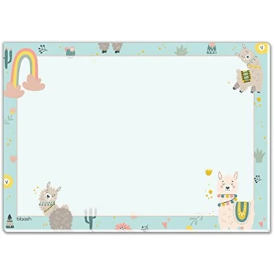 Image of Alpaca desk pad made of paper DIN A3 for Children 25 sheets Writing with plenty space notes Children&#039;s