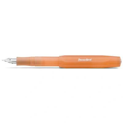 Image of Kaweco FROSTED SPORT Fountain Pen Soft Mandarine I Premium for Ink Cartridges Exclusive 13 cm Nib: M (Medium)