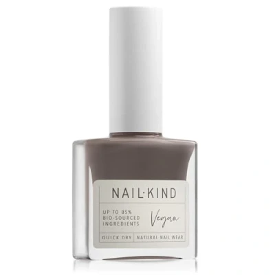 Image of NAILKIND Grey Brown Nail Polish Nutz Classic Varnish Vegan Lacquer + Peta Certified Cruelty Free Quick Drying &amp; Long Lasting Chip Resistant Manicure 8ml