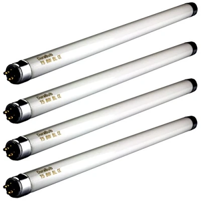 Image of DuraBulb 4 x 8W Fly Killer Bulbs T5 8 Watt UV Tubes for 16W Killers/Insect Zappers