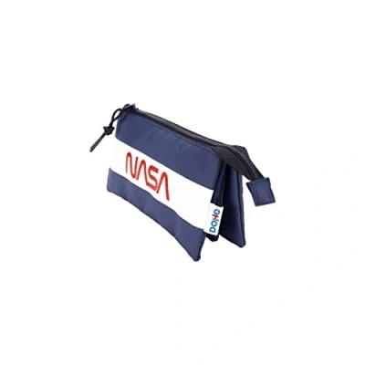 Image of Dohe Triple Pencil Case Nasa Flag